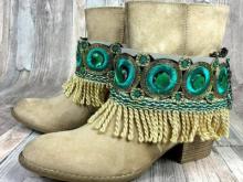 Boho footwear in Ibiza style