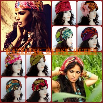 8 gypsy headband boho headwrap haarband dazzling gypsy queen collage