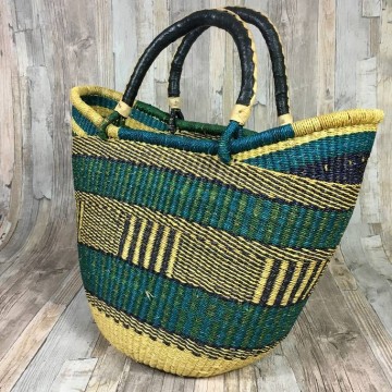 Gypsy rieten mand in vrolijke kleuren