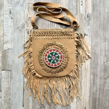 Banjara bag small   beige suede met franje styletrashnl   17 12 036