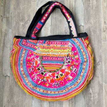 Boho hmong fringed bag big  styletrashnl   4140 19