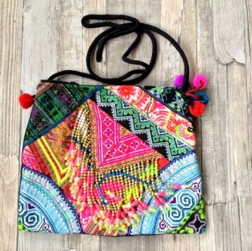 Boho hmong fringed bag small  styletrashnl   4147 03