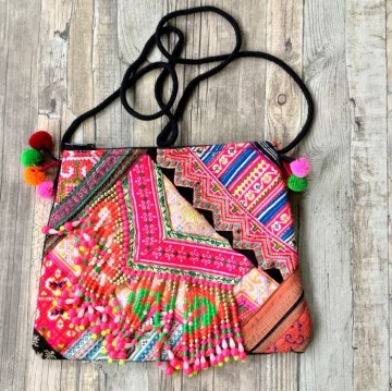 Boho hmong fringed bag small  styletrashnl   4149 05