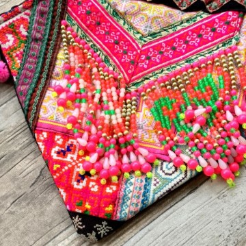 Boho hmong fringed bag small  styletrashnl   4149 05a