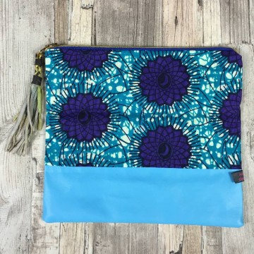 Clutch tasje van afrikaanse wax stof by dazzlinggypsy queen at www styletrasch nl 0011a