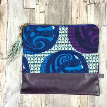 Clutch tasje van afrikaanse wax stof by dazzlinggypsy queen at www styletrasch nl 001a