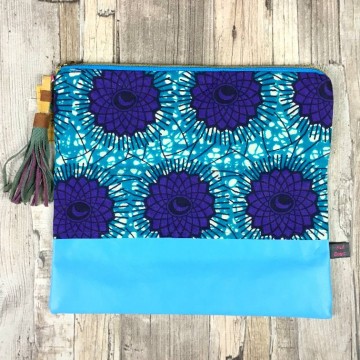 Clutch tasje van afrikaanse wax stof by dazzlinggypsy queen at www styletrasch nl 005a