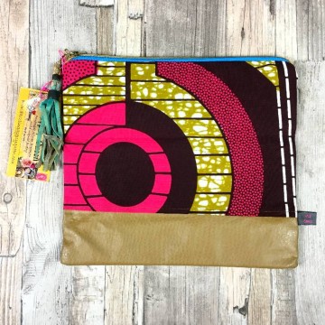 Clutch tasje van afrikaanse wax stof by dazzlinggypsy queen at www styletrasch nl 008a