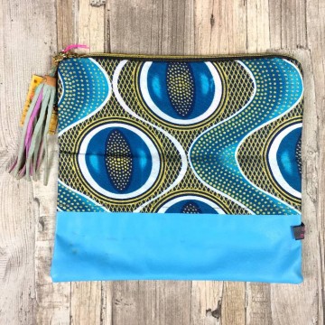 Clutch tasje van afrikaanse wax stof by dazzlinggypsy queen at www styletrasch nl 009a