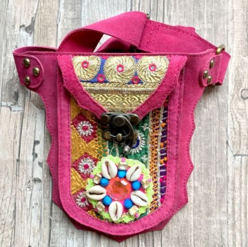 Festival heuptasje banjara pink styletrashnl   4528