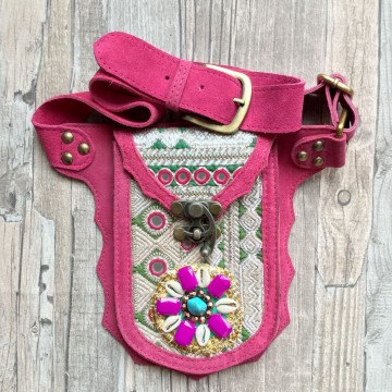 Festival heuptasje banjara pink styletrashnl   4530