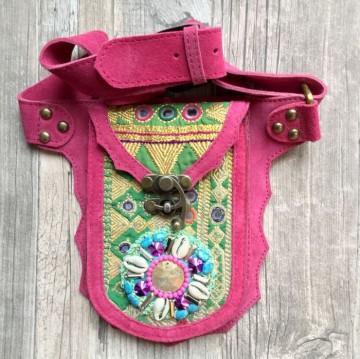 Festival heuptasje banjara pink styletrashnl   4533