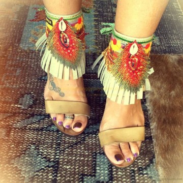 Gypsy Boho Ankle Cuffs - Ankle Belts - Sandal Cuffs @ StyleTrash.nl