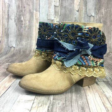 Gypsy wrap cowgirl Bootcuffs - Set van 2 stuks @ StyleTrash.nl