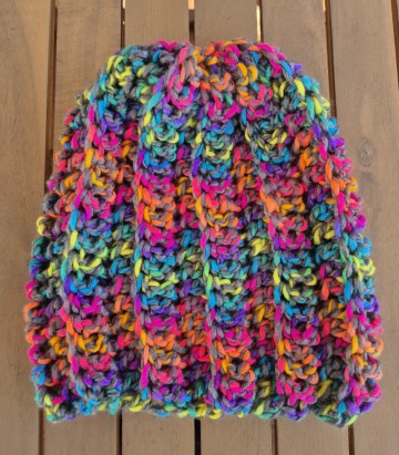 Handgemaakte beanie   rainbow   dazzling gypsy queen   wwwstyletrashnl