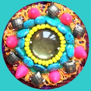 Handmade kralen badge  styletrashnl   05