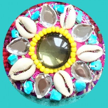 Handmade kralen badge  styletrashnl   08 0