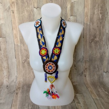 Handmade kuchi banjara ketting at www dazzlinggypsyqueen com 1605 01b