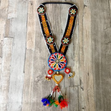 Handmade kuchi banjara ketting at www dazzlinggypsyqueen com 1605 02a