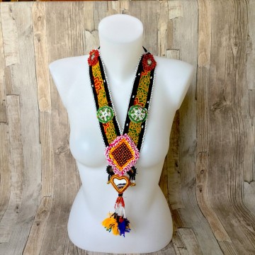Handmade kuchi banjara ketting at www dazzlinggypsyqueen com 1605 04b