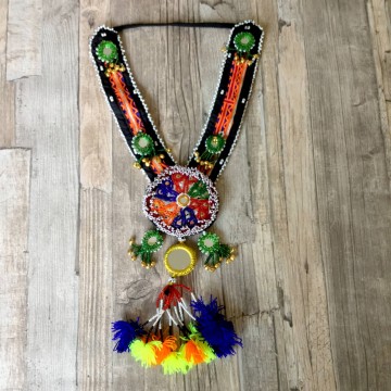 Handmade kuchi banjara ketting at www dazzlinggypsyqueen com 1605 06a