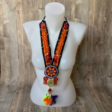 Handmade kuchi banjara ketting at www dazzlinggypsyqueen com 1605 07b