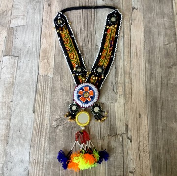 Handmade kuchi banjara ketting at www dazzlinggypsyqueen com 1605 08a