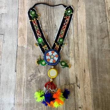 Handmade kuchi banjara ketting at www dazzlinggypsyqueen com 1605 09a