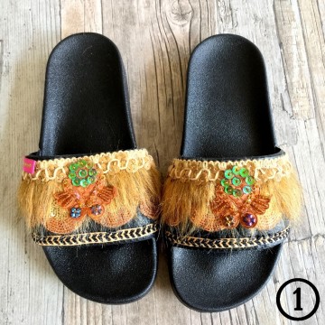 Handmade Ibiza beach slippers - Boho Slides@ styletrash.nl de trend van deze zomer - bl001   39