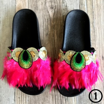 Handmade Ibiza beach slippers - Boho Slides@ styletrash.nl de trend van deze zomer - bl001   41