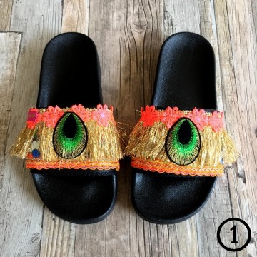 Handmade Ibiza beach slippers - Boho Slides@ styletrash.nl de trend van deze zomer - bl001   42
