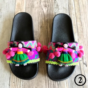 Handmade Ibiza beach slippers - Boho Slides@ styletrash.nl de trend van deze zomer - bl002   38