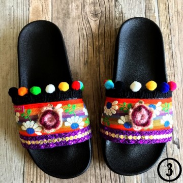 Handmade Ibiza beach slippers - Boho Slides@ styletrash.nl de trend van deze zomer - bl003   41