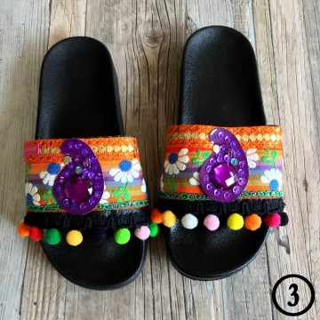 Handmade Ibiza beach slippers - Boho Slides@ styletrash.nl de trend van deze zomer - bl003   42