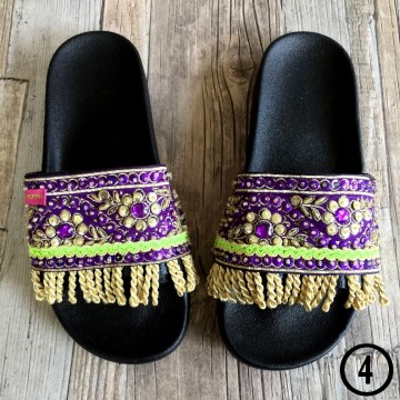 Handmade Ibiza beach slippers - Boho Slides@ styletrash.nl de trend van deze zomer - bl004   41