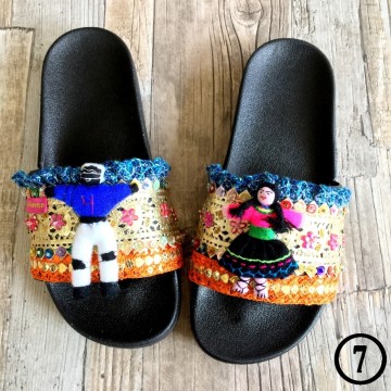 Handmade Ibiza beach slippers - Boho Slides@ styletrash.nl de trend van deze zomer - bl007   39