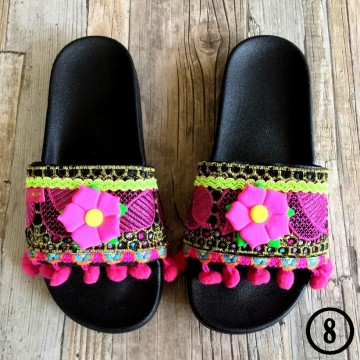 Handmade Ibiza beach slippers - Boho Slides@ styletrash.nl de trend van deze zomer - bl008   41