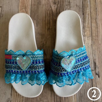 Handmade Ibiza beach slippers - Boho Slides@ styletrash.nl de trend van deze zomer - wh002   41