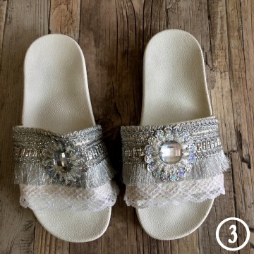 Handmade Ibiza beach slippers - Boho Slides@ styletrash.nl de trend van deze zomer - wh003   40