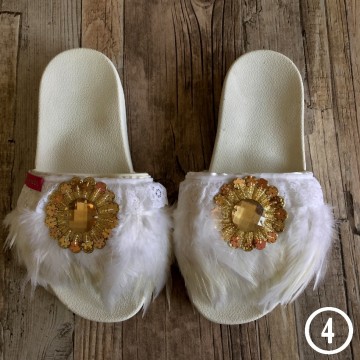 Handmade Ibiza beach slippers - Boho Slides@ styletrash.nl de trend van deze zomer - wh004   38