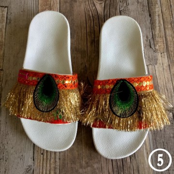 Handmade Ibiza beach slippers - Boho Slides@ styletrash.nl de trend van deze zomer - wh005   39