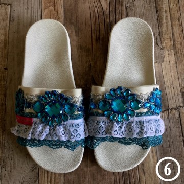 Handmade Ibiza beach slippers - Boho Slides@ styletrash.nl de trend van deze zomer - wh006   41