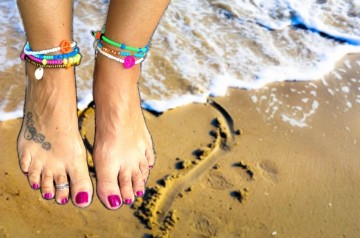 Ibiza enkelbandjes handmade  styletrashnl   feet 2