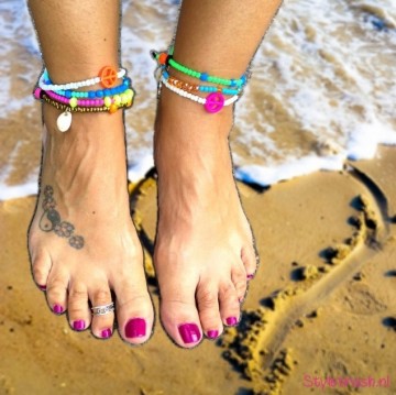 Ibiza enkelbandjes handmade  styletrashnl   feet 2b