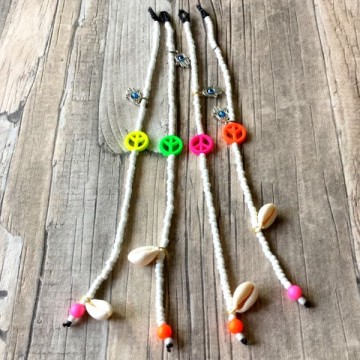 Ibiza enkelbandjes handmade  styletrashnl   peace white 2