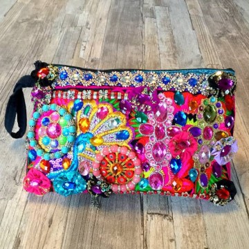 Louis Asscher Designer Clutch tas Roze