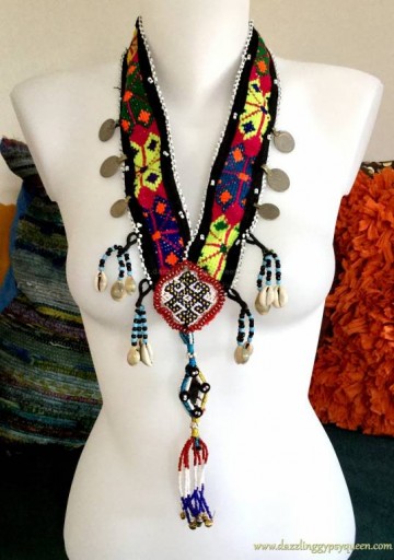 Tribal kuchi necklace by dazzling gypsy queen kun 04 1640