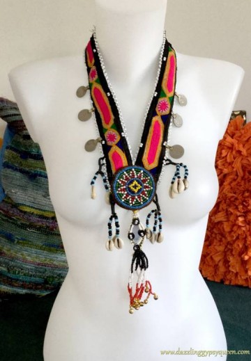 Tribal kuchi necklace by dazzling gypsy queen kun 05 1641
