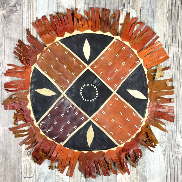 Boho leren Patchwork kussen at www.styletrash.nl - 004